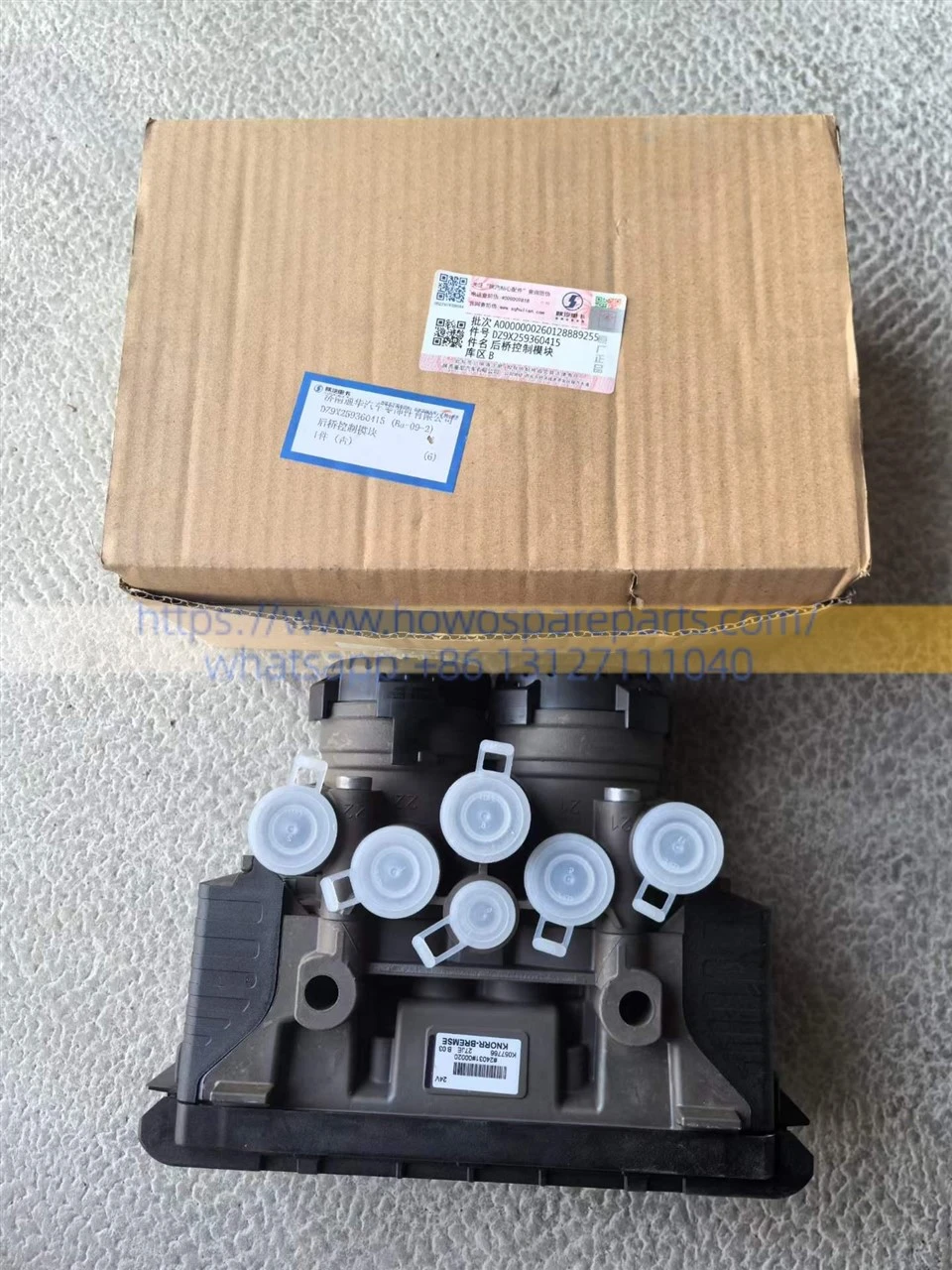 SAHCMAN Wabco X6000 Rear Axle EBS Control Module / Rear Axle Electronic Brake Regulator DZ9X259360415
