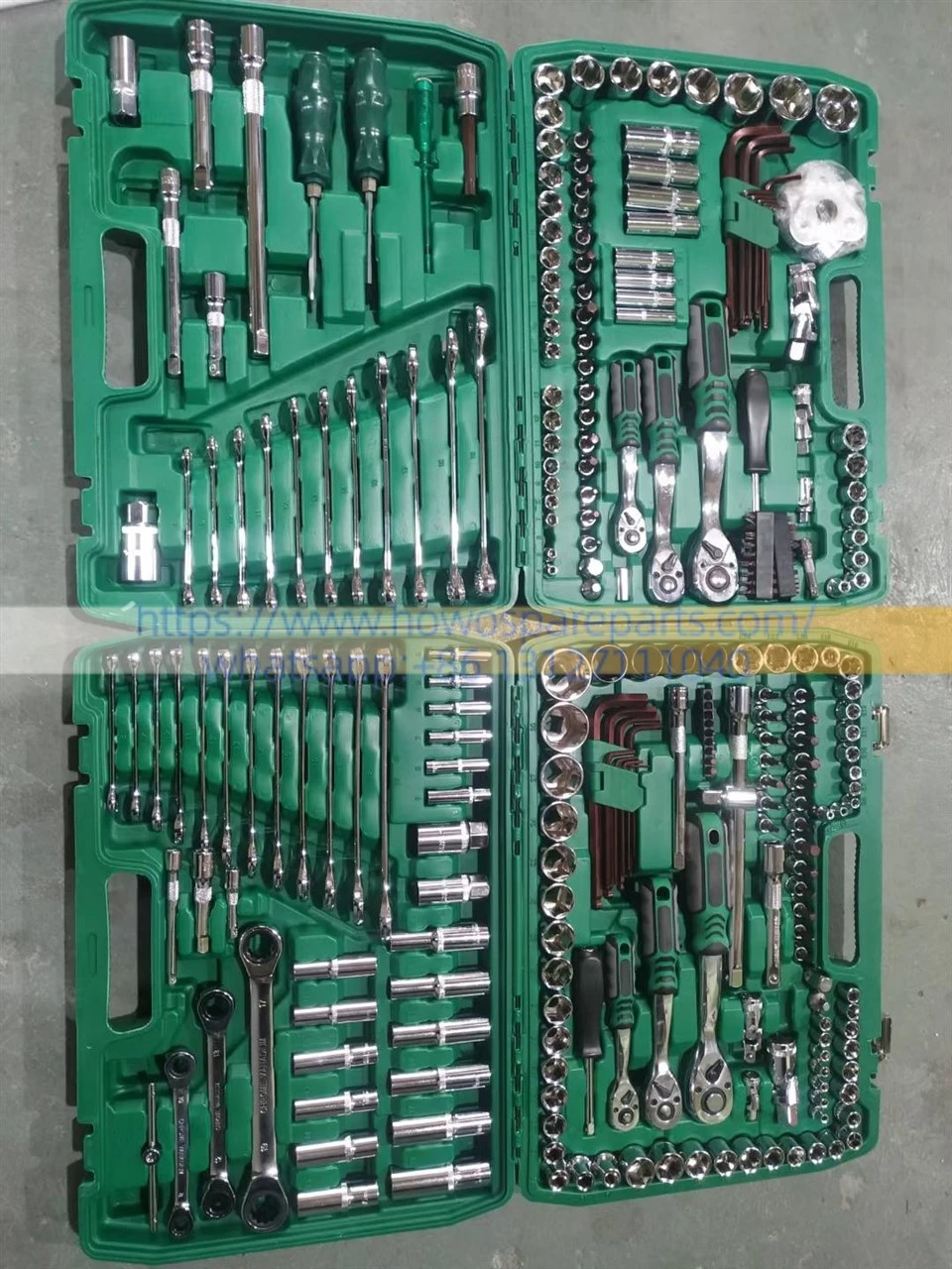 SKS-023 Ratchet Wrench And Socket Set 121-Piece Automotive Repair Tool Set 72-Tooth 151-Piece Industrial-Grade Tool Set 72-Tooth