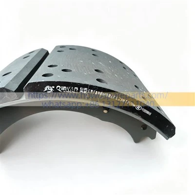 FUWA 16T Heavy-Duty Trailer Axle Brake Shoe Assembly TL-11-107-800007 D20-010101