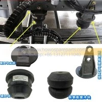 SINOTRUK HOWO Leaf Spring Suspension System Secondary Spring Bracket WG9925522125 Limit Block Assembly / Stop Block WG9925522111