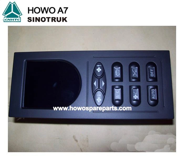 Air Conditioner Control Panel,WG1630840322,HOWO A7 Dump Truck Cabin Parts